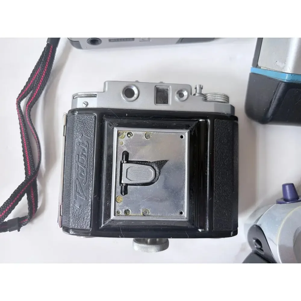 Vintage Camera Lot of 4 | Kodak EK6 Polaroid Petri Bell Howell | Untested